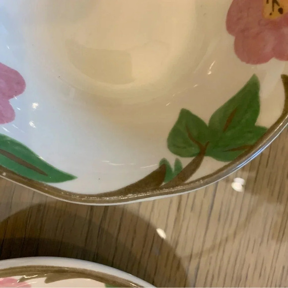 Modern Franciscan Desert Rose 6 Inch Bowls Set of 2 - Picture 4 of 6